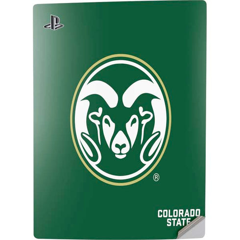 Colorado State University CSU Rams Logo PS5 Digital Edition Console Skin